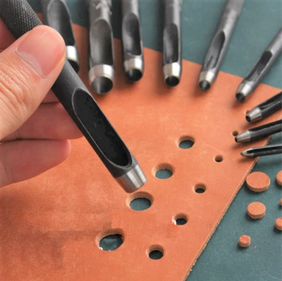 Perforadoras Sacabocados para Cuero Conjunto de 6 unidades