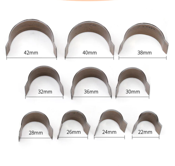 Set de 10 cuchillas de Corte Circular  para terminación de cinturón.