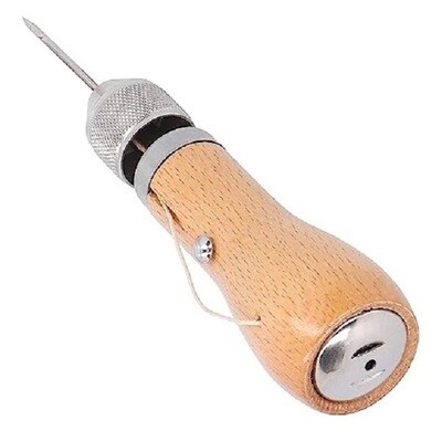 Puntera de costura Manual de cuero.