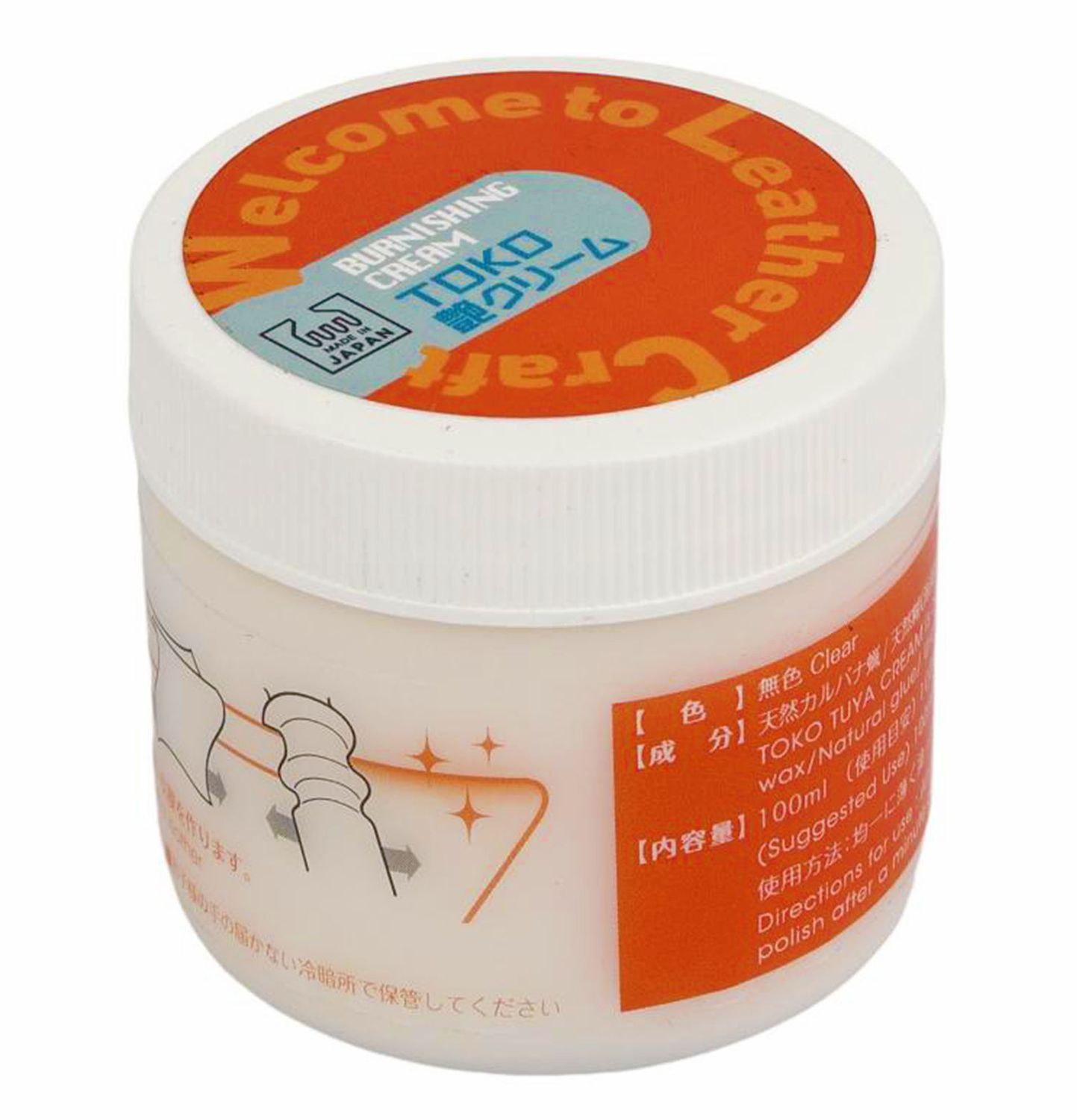 Toko Tuya - Goma toconol para la  terminación de cuero. Transparente.