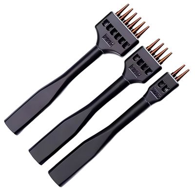 Perforador Sacabocado Circular Tipo Tenedor 3 unidades de 4mm