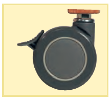 Rollen für Holztische / 2er Set