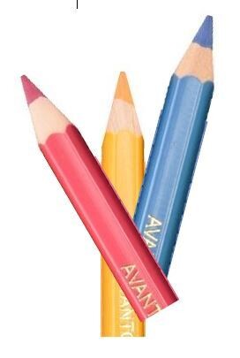 Buntstift-Einzelfarben 20 Stück je Farbe (lakiert)