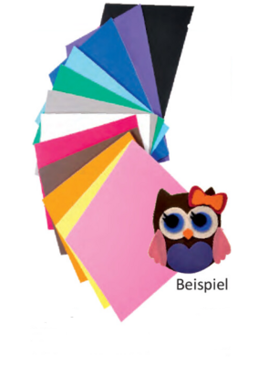 12 Bögen Moosgummi DIN A 4 / selbstklebend 12 Bögen Moosgummi DIN A 4 / selbstklebend