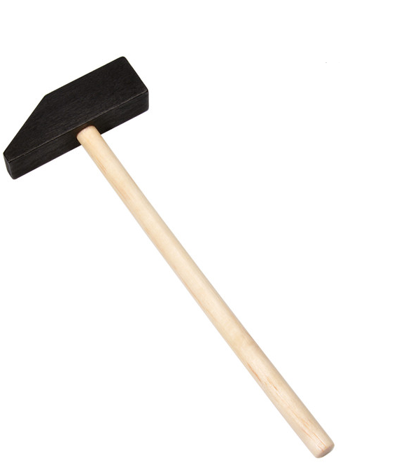 5 Holzhammer für Nagelspiel