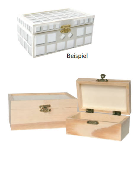 Holzbox für Mosaiksteine