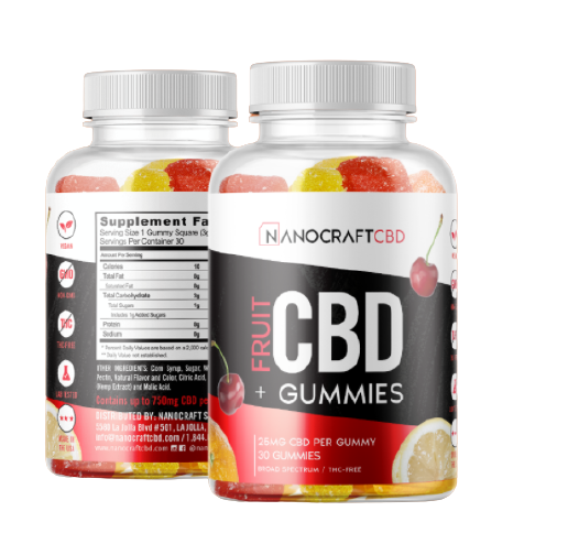 Nanocraft CBD Fruit Gummies