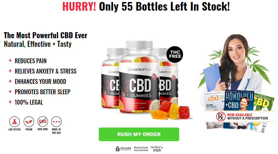 Nanocraft Fruit CBD Gummies