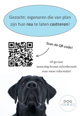 Onderzoek Hondenhormonen Promotiemateriaal