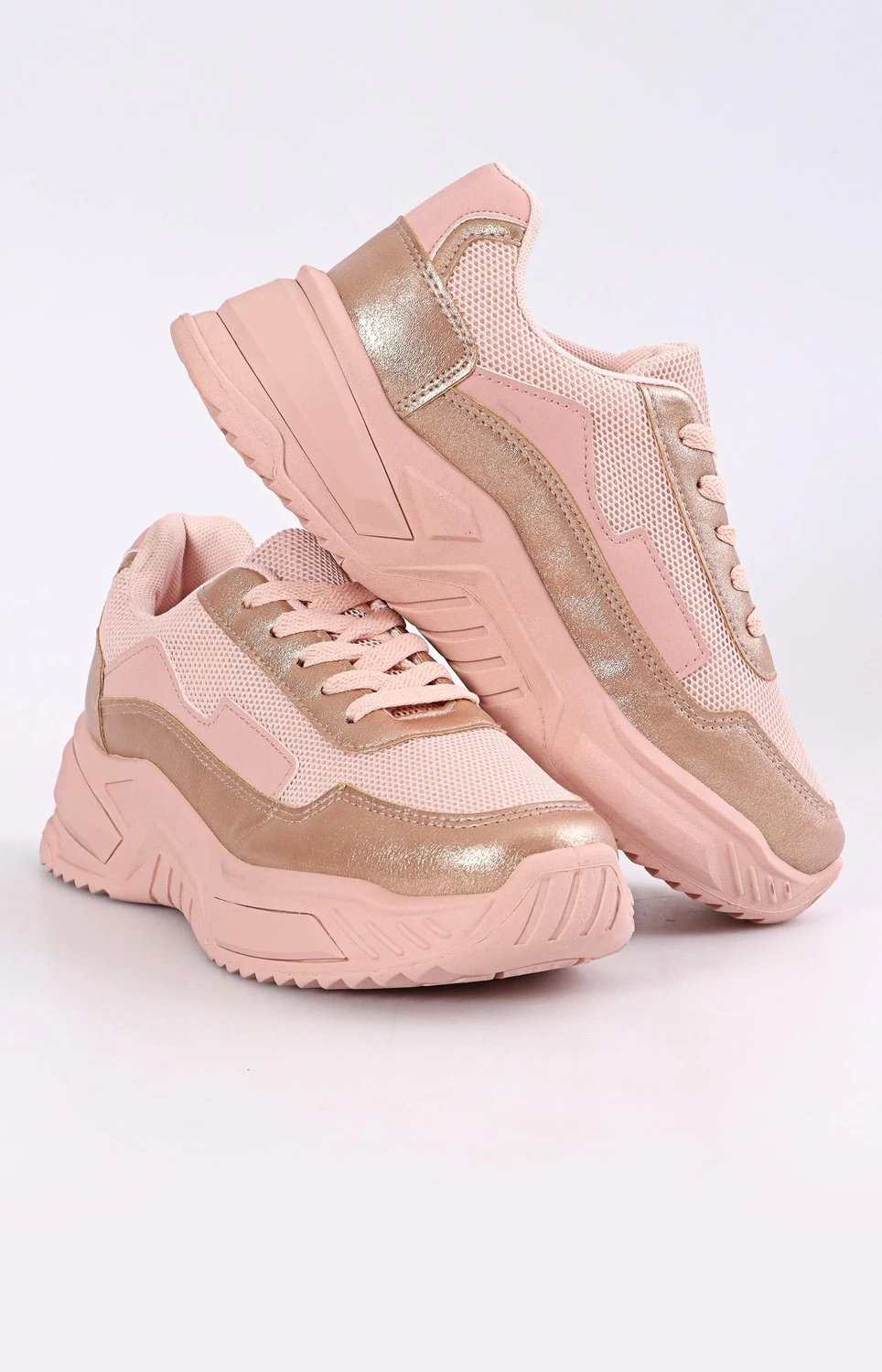 Ladies Lightweight Casual Sneakers - Mink