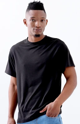 Men&#39;s Crew Neck T-Shirt - Black