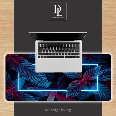 Neon desk pad