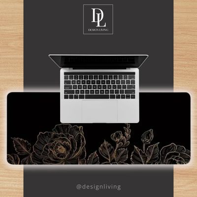 Rose gold desk pad