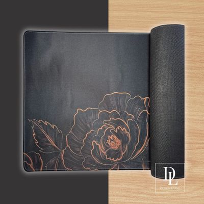 Rose gold desk pad