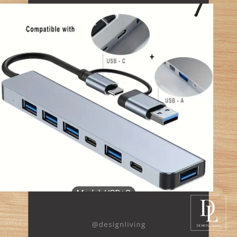 7-in-1 High-Speed USB 3.0 Data Transfer Adapter
