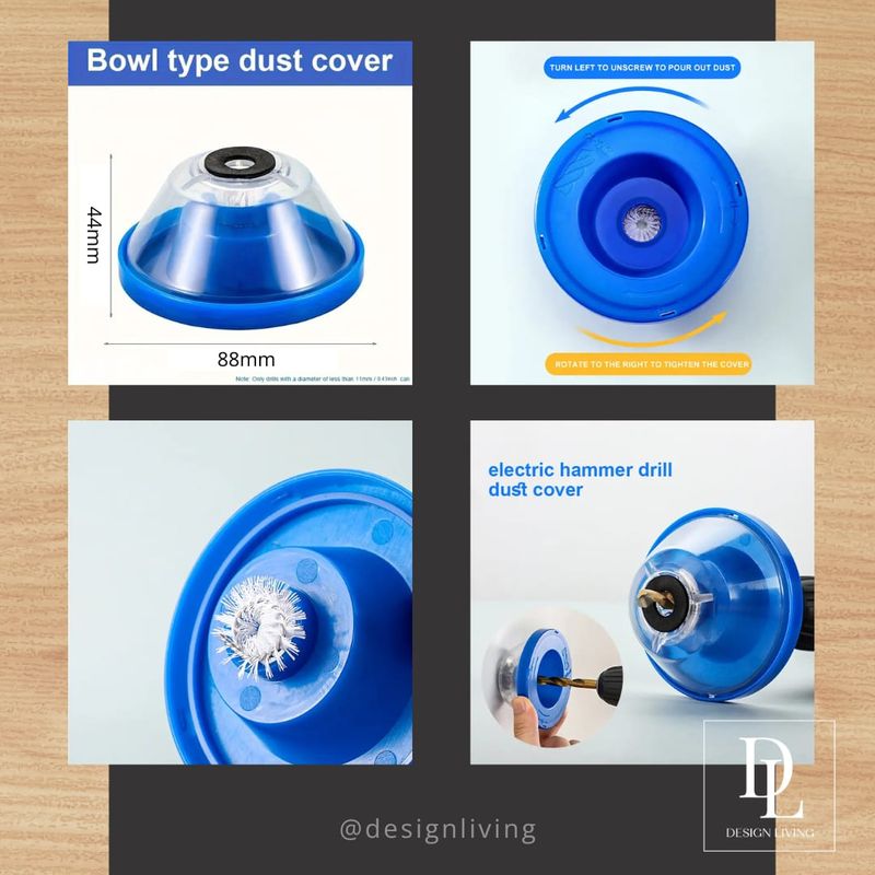 Dustless drill cover