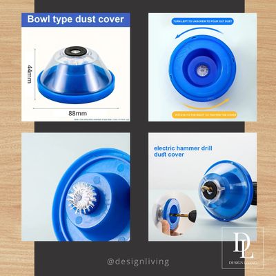 Dustless drill cover