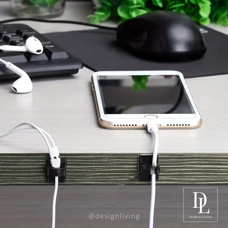 Adhesive cable clips