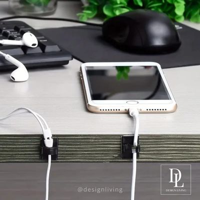 Adhesive cable clips