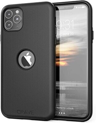 Crave iPhone 11 Pro Max, Estuche Doble Protección - Negro