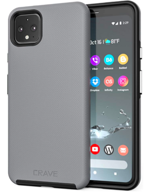 Protector CRAVE Gris - Google Pixel 4 XL