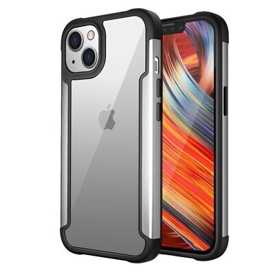 Carcasa Clear Iron Armor Hybrid Chrome - iPhone 13 / 13 Pro Max