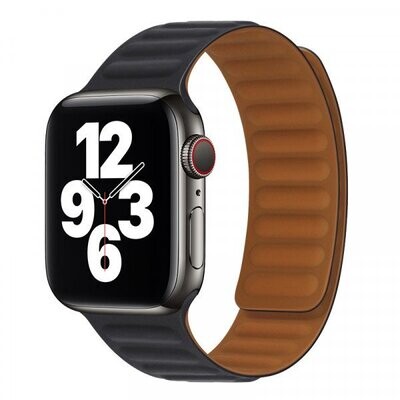 Correa de Cuero Sintético con Cierre Magnético-Apple Watch Series