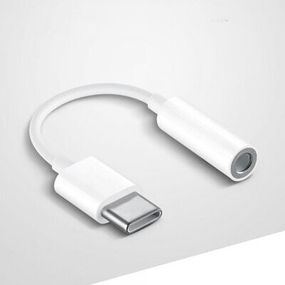 Adaptador USB-C a Jack Audio 3.5mm (Macho/Hembra)