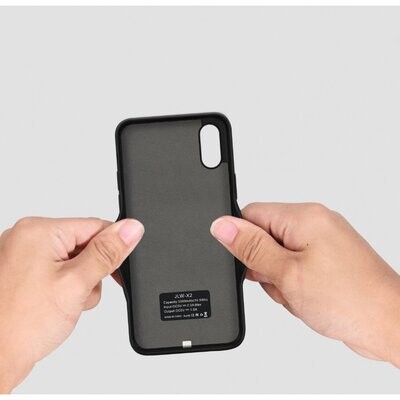 Carcasa con Batería Portátil TPU para iPhone X (5000mA)