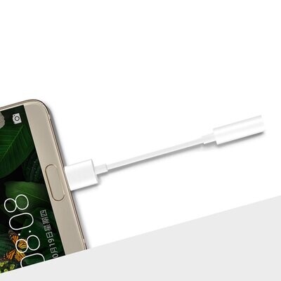 Adaptador USB-C a Jack Audio 3.5mm (Macho/Hembra)