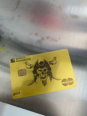 Tarjeta Crédito / Débito en Metal