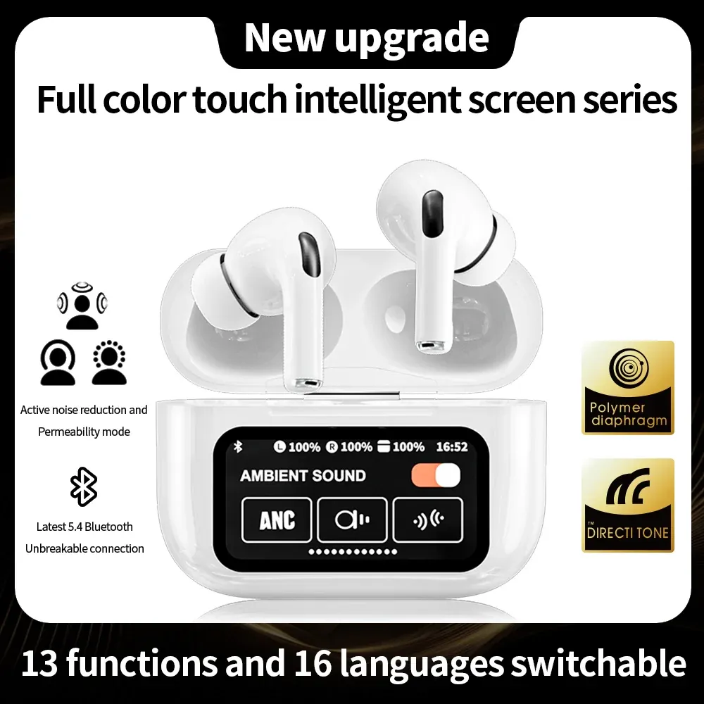 AirPods Pro 2 AAA, PANTALLA TACTIL y tecnología ANC+ENC