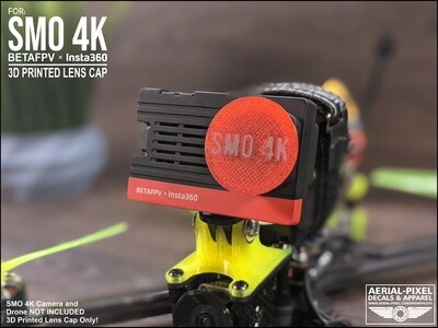 SMO 4K Naked Insta360 BetaFPV 3D Printed TPU Lens Cap