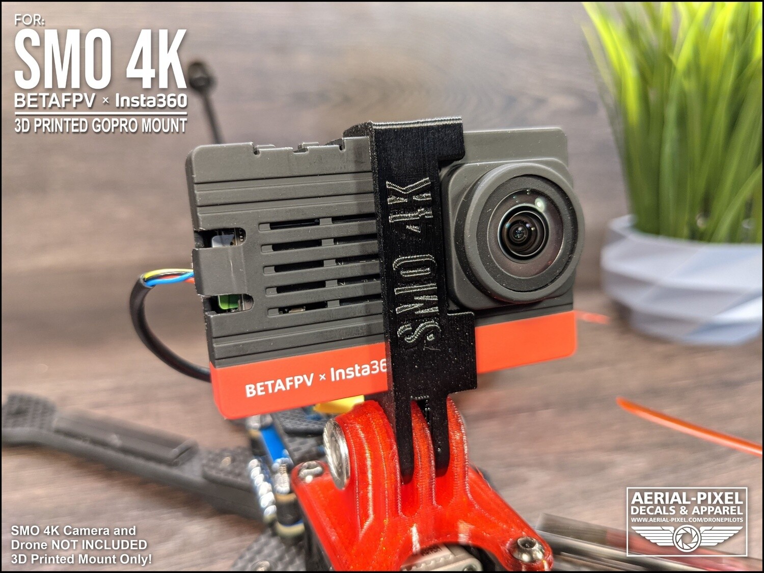 SMO 4K BetaFPV+Insta360 GoPro Compatible Mount