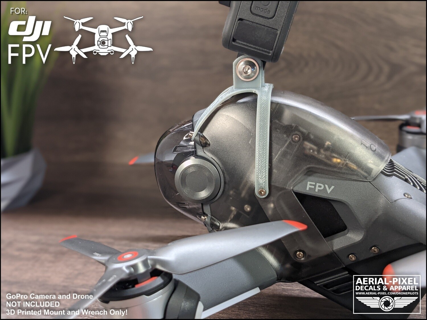 Dji Fpv Drone Gopro Action Mount Choose From 8 Colors