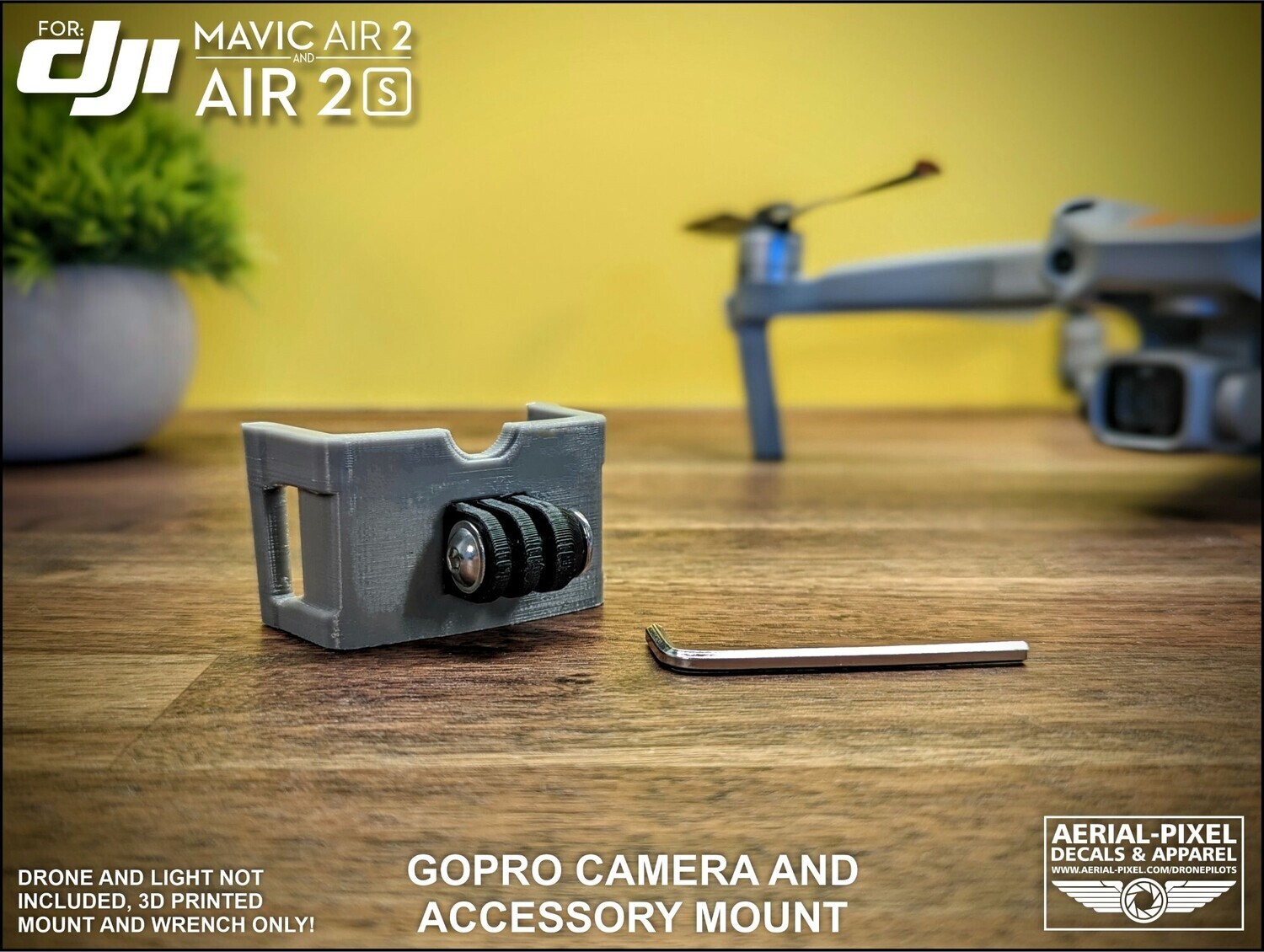 Gdraco Mavic Air 2 - Soporte para bicicleta con mando a