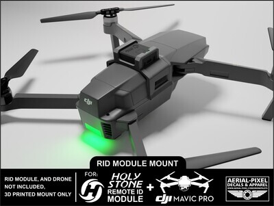 DJI Mavic Pro and Pro Platinum Holy Stone Mount for Remote ID (RID