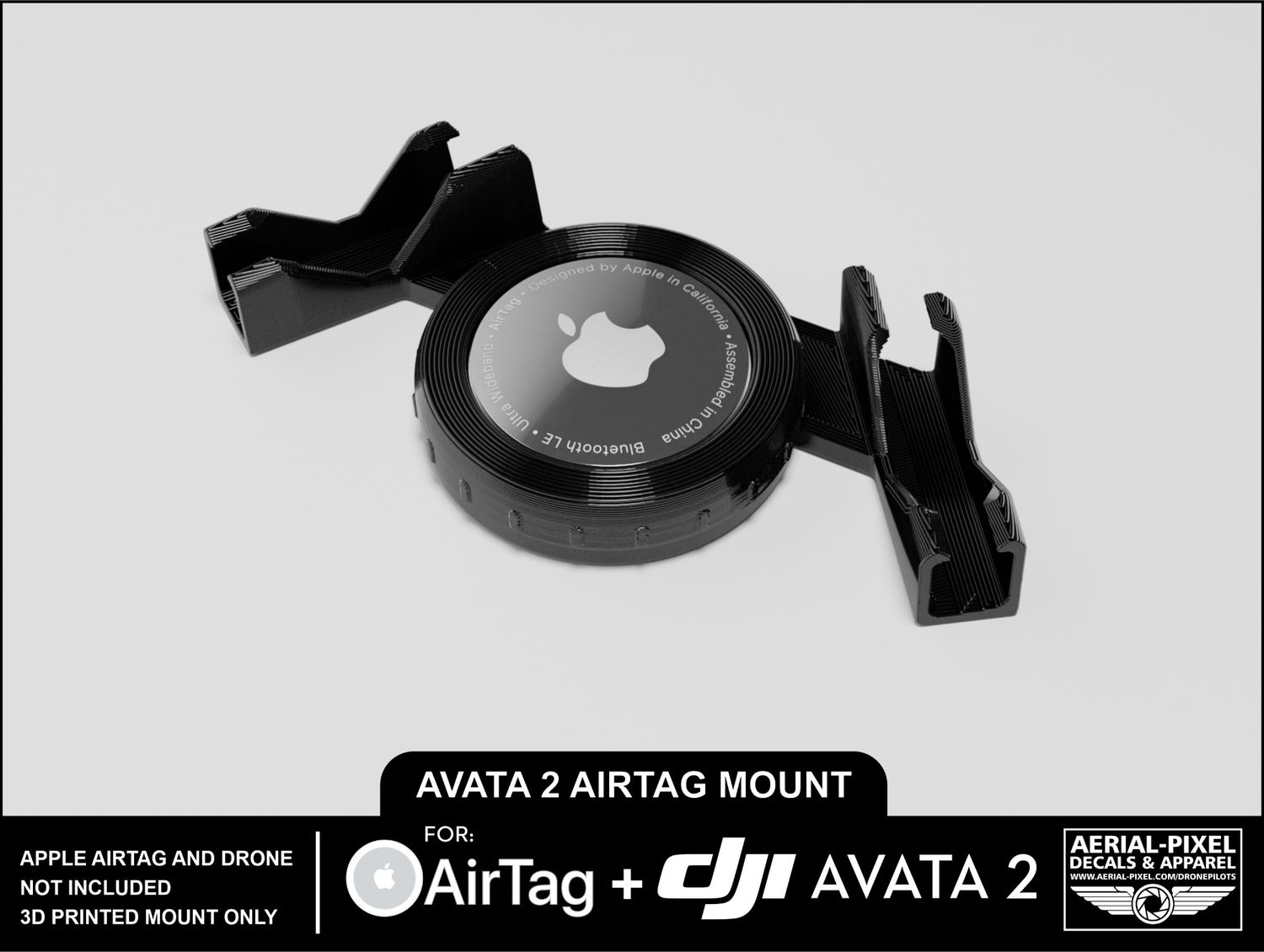 Apple AirTag 2-Pack Air Tag and Two Hard Plastic Keychain