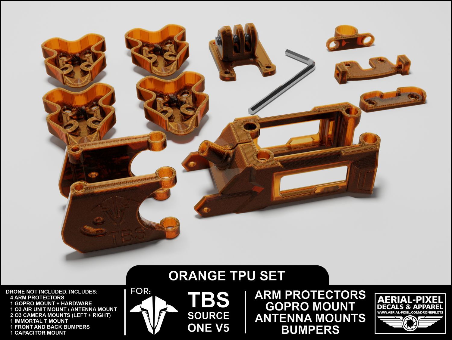 IWBR Fit For DJI O3 Air Unit Camera Integrated Modification