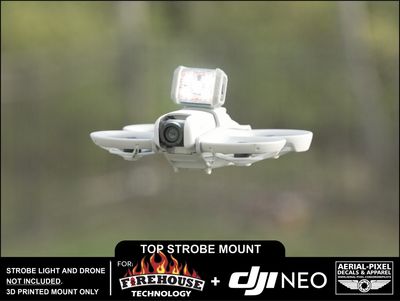 DJI Neo Top Adjustable Strobe Light Mount for Firehouse