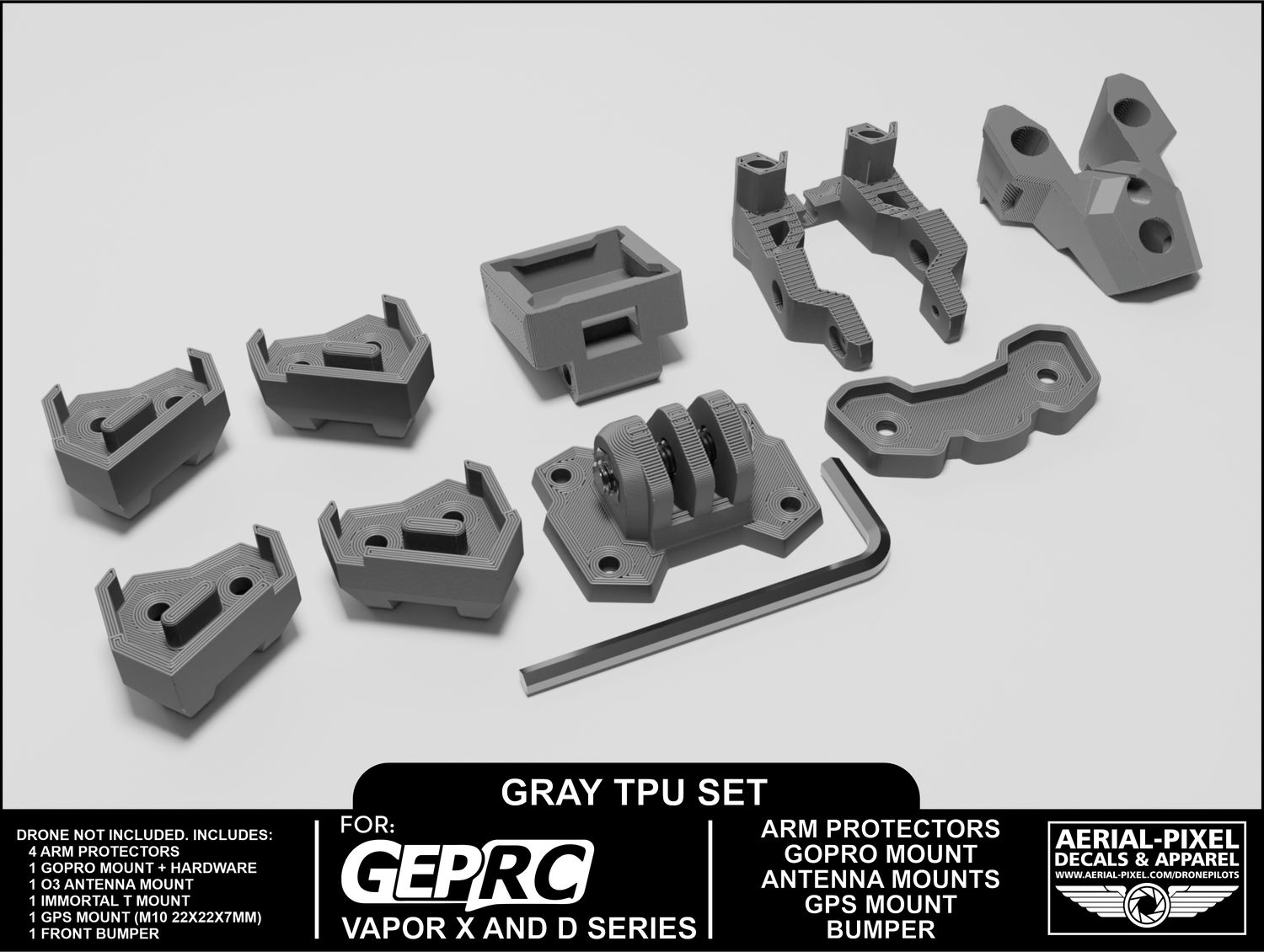 GEPRC Vapor-X5 and Vapor-D5 TPU Set - Choose From 10 Different Colors