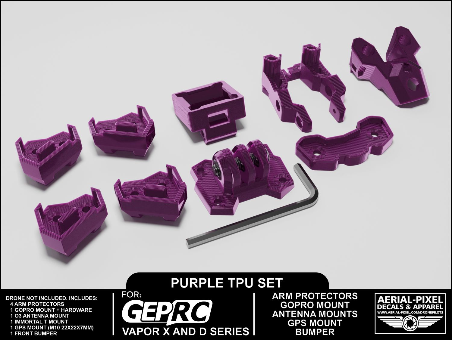 GEPRC Vapor-X5 and Vapor-D5 TPU Set - Choose From 10 Different Colors