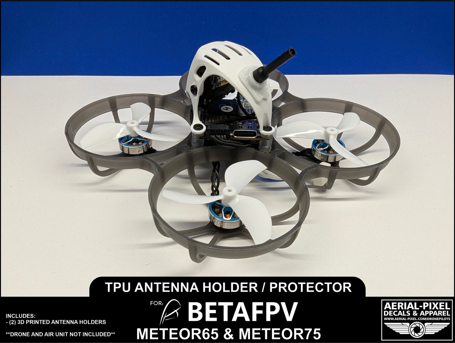 BetaFPV Meteor65 Pro and Meteor75 Pro O4 TPU Antenna Mount QTY 2