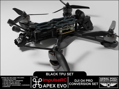 ImpulseRC Apex Evo 5in DJI O4 Pro TPU Conversion Set - Choose From
