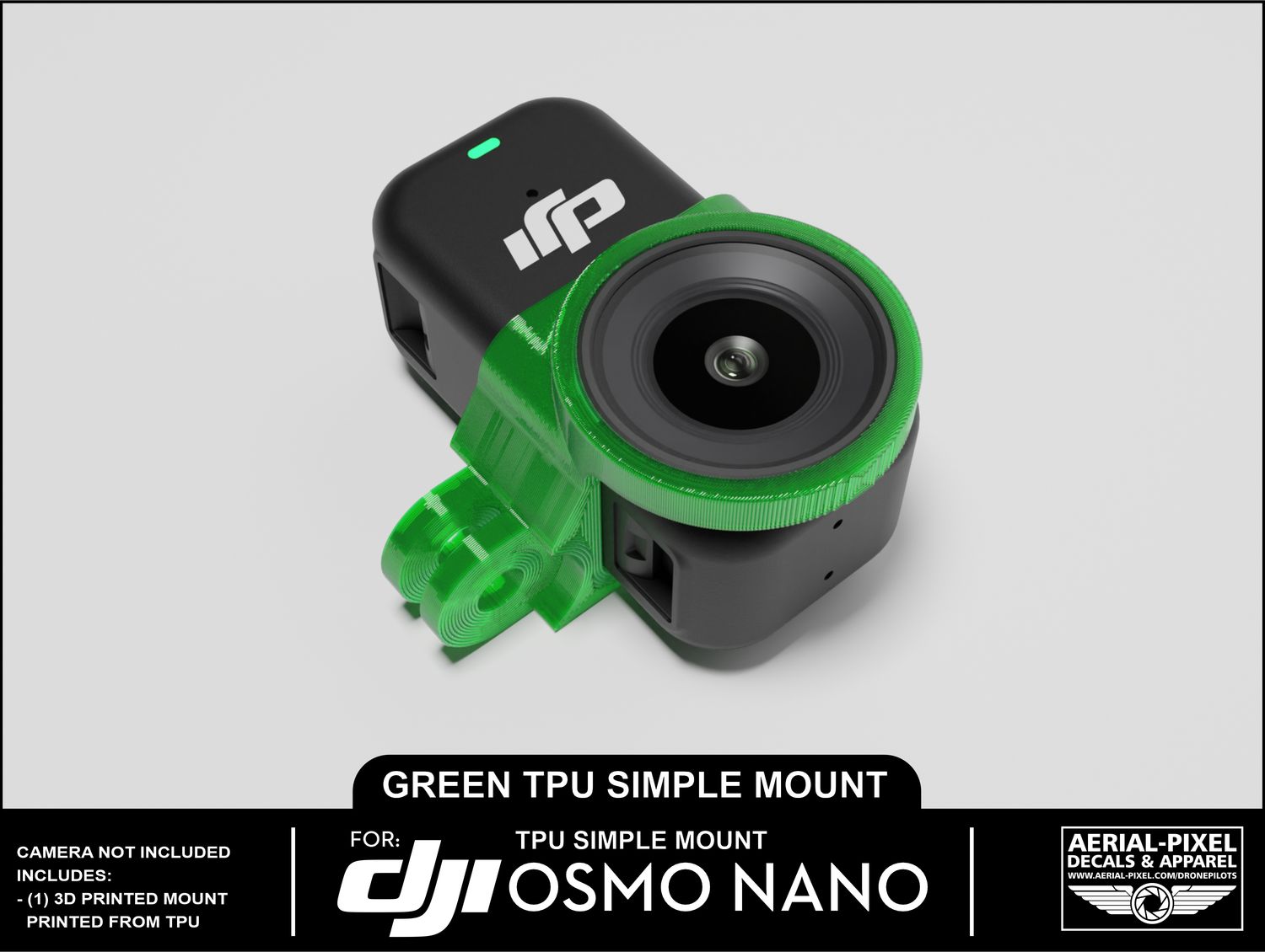 DJI Osmo Nano Simple GoPro Mount for FPV! Choose from 10 Colors!