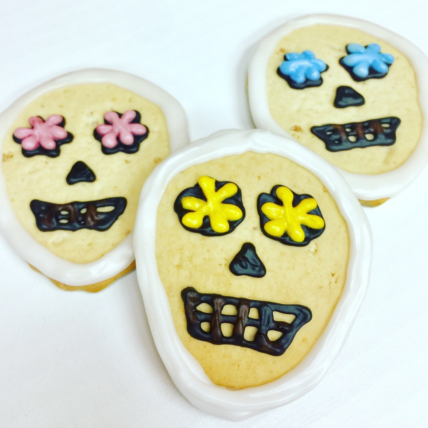 Festive Skulls, 6 pieces