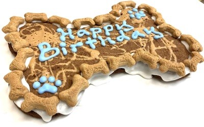 bone shaped cupcake cake