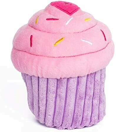 Happy Birthday Cupcake Plush Toy, 1 piece