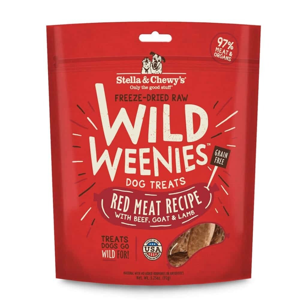 Stella &amp; Chewy, Red Meat Wild Weenies, 3.25 oz bag