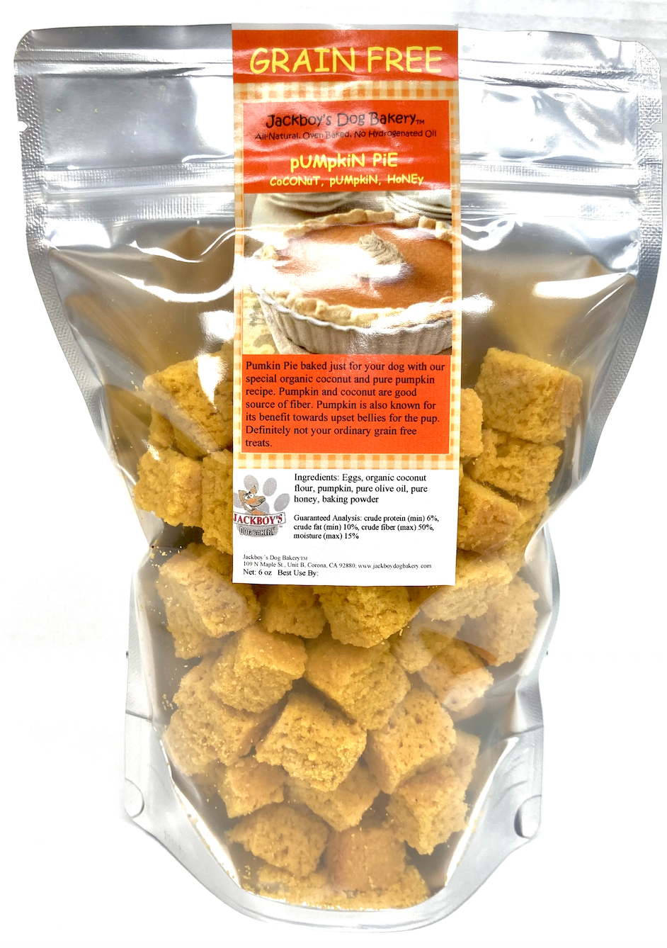 Coconut Pumpkin Pie, 6 oz, GRAIN FREE